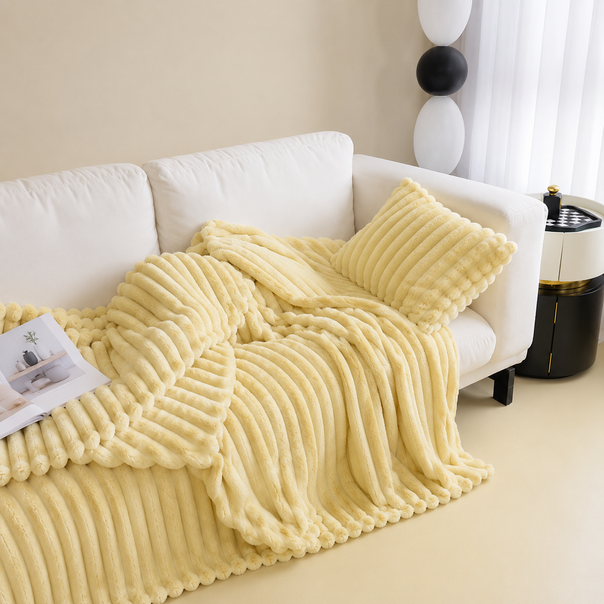 Verzwaarde fleece deken