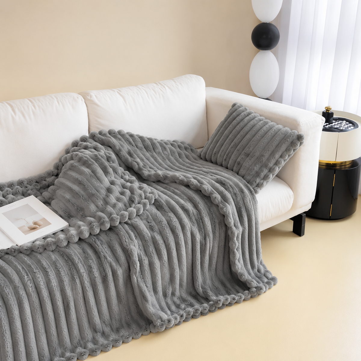 Verzwaarde fleece deken
