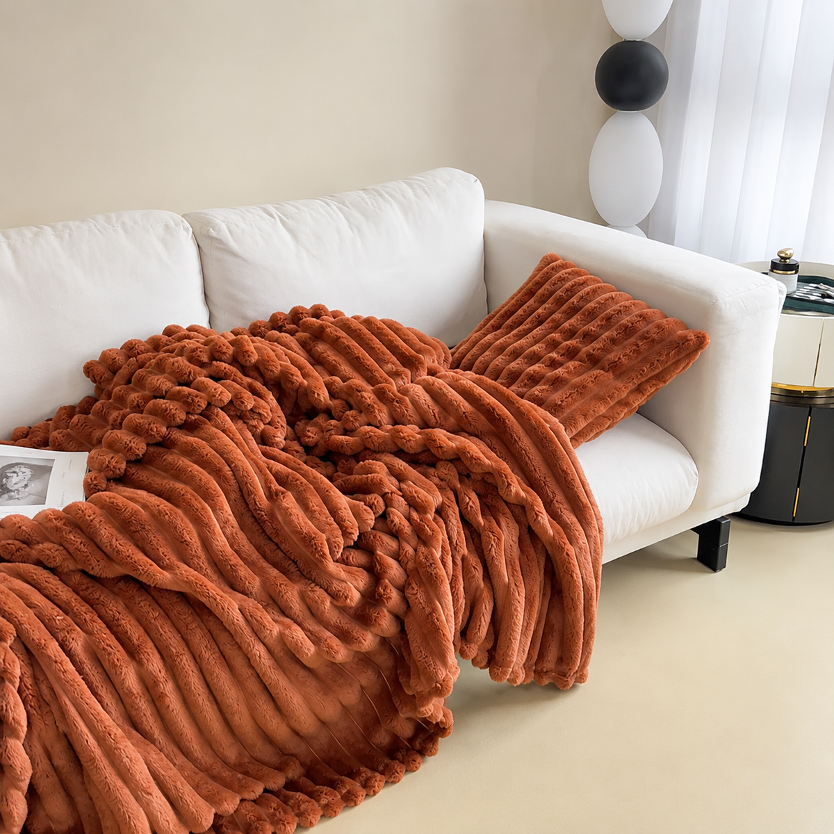 Verzwaarde fleece deken