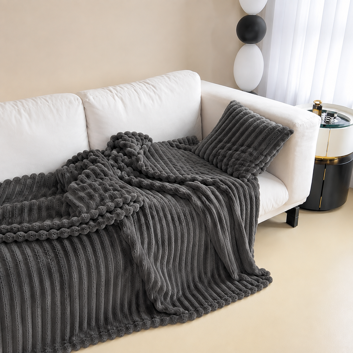 Verzwaarde fleece deken