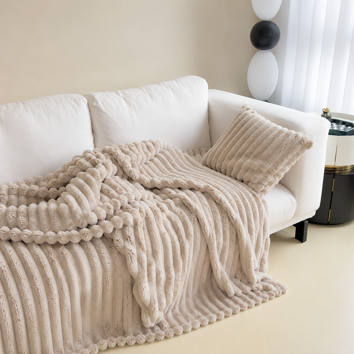 Verzwaarde fleece deken
